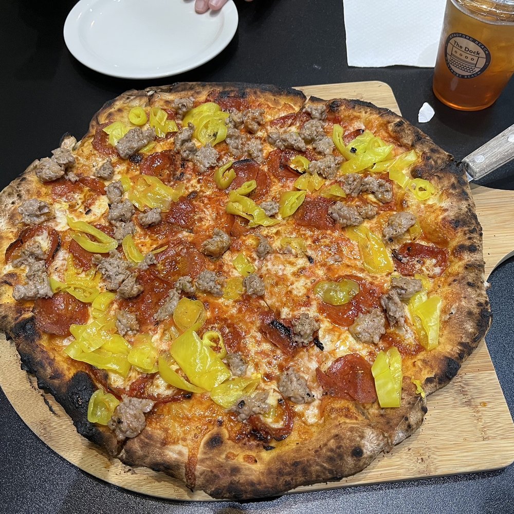 La Piazza - Sausage, pepperoni and banana peppers - Pizza Near Me - Springfield, Illinois