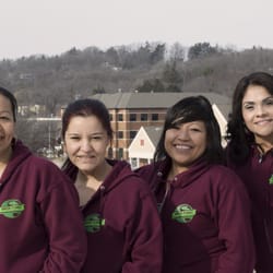 Green Planet Cleaning - 4 of our 6 Team Leads. From left to right: Maria, Gabi, Crescencia & Margarita.  No show are Rosa and Lulu.