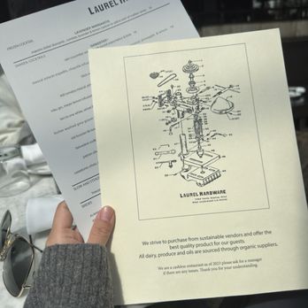 Laurel Hardware - Menu - New American Near Me - West Hollywood, California