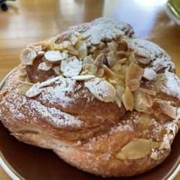 Almond croissant (biggest I've ever seen)