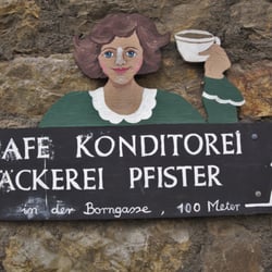 Brot- und Feinbäckerei Siegfried Pfister - Wunderbares Hinweisschild