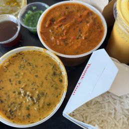 Paneer Tikka Masala and Butter Chicken Paneer Tikka Masala and Butter Chicken