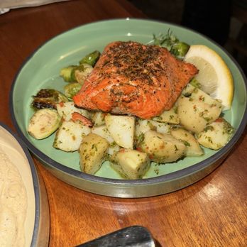 Nuba in Gastown - Blackened Sumac Salmon - Mediterranean Near Me - Vancouver, British Columbia Nuba in Gastown - Blackened Sumac Salmon - Mediterranean Near Me - Vancouver, British Columbia