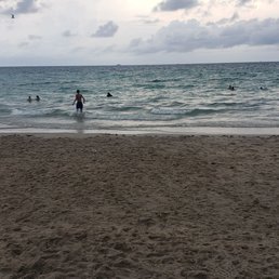 The beach