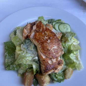 BrickTop's - Caesar salad with salmon and cucumber - New American Near Me - Nashville, Tennessee