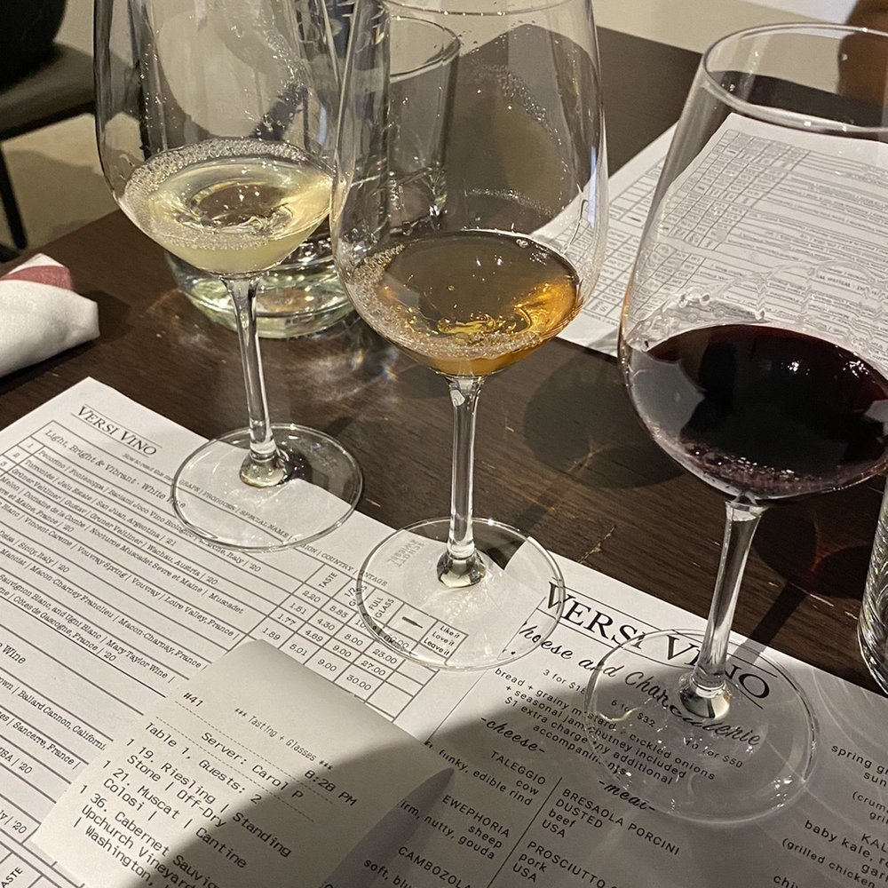 Versi Vino - 3 Wine flight - Wine Bars Near Me - Maple Shade, New Jersey Versi Vino - 3 Wine flight - Wine Bars Near Me - Maple Shade, New Jersey
