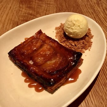 Upland - Honeycrisp Apple Tart- Salted caramel + vanilla ice cream - New American Near Me - New York, New York Upland - Honeycrisp Apple Tart- Salted caramel + vanilla ice cream - New American Near Me - New York, New York