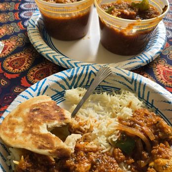 Stratham Kitchen - Tikka Masala and Kadai Chicken with rice and butter naan - Pizza Near Me - Stratham, New Hampshire Stratham Kitchen - Tikka Masala and Kadai Chicken with rice and butter naan - Pizza Near Me - Stratham, New Hampshire