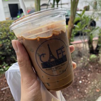 Cafe Bonjour - Vietnamese Iced Coffee (TikTok: @justandyvu) - Coffee & Tea Near Me - Garden Grove, California