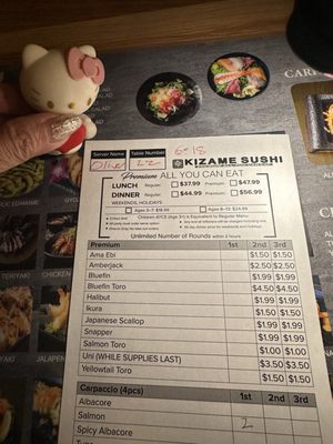 Menu photo 4 Kizame Sushi West Hills, CA Menu photo 4 Kizame Sushi West Hills, CA