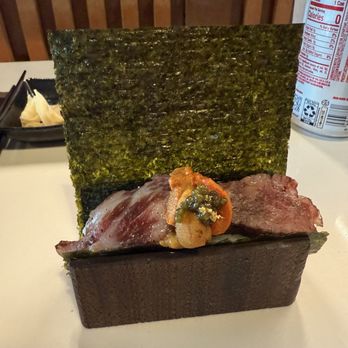 Temaki Bar - wagyu special hand roll - Sushi Bars Near Me - San Jose, California Temaki Bar - wagyu special hand roll - Sushi Bars Near Me - San Jose, California