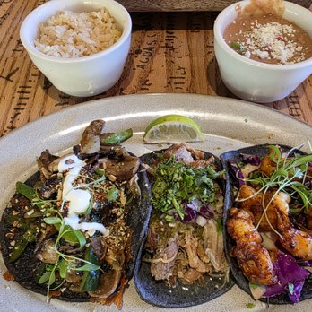 Mochilero Kitchen - Taco trio - Mexican Near Me - Scottsdale, Arizona