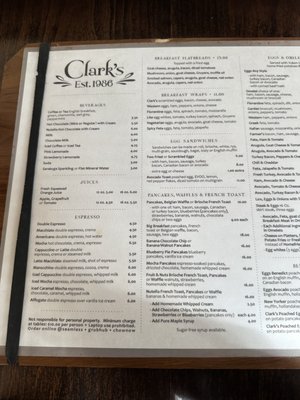 Menu photo 3 Clark's Restaurant Brooklyn, NY