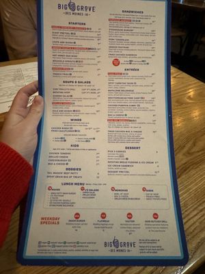 Menu photo 3 Big Grove Brewery Des Moines, IA Menu photo 3 Big Grove Brewery Des Moines, IA