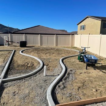 Amazing Synthetic Lawns - Fire pit area before - Landscaping Near Me - Menifee, California