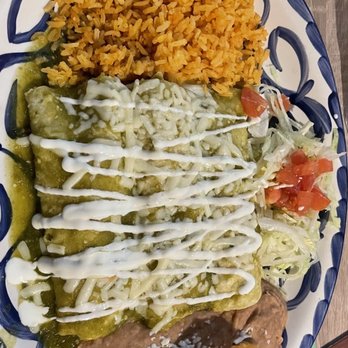 Buena Vista - Green Enchiladas Verdes (3) - Mexican Near Me - Chicago, Illinois