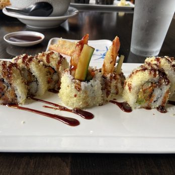 Yumi Sushi Bar - Crunchy Roll ($16.95) - so good and worth the price! - Japanese Near Me - Saint Paul, Minnesota