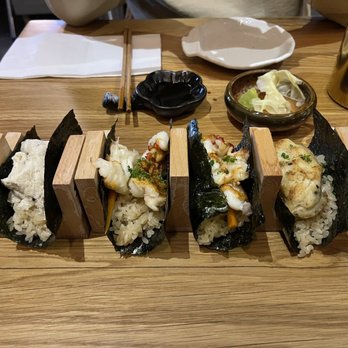 ZUI - Handrolls - bluefin (cold), lobster, bluefin (baked) - Japanese Near Me - Los Angeles, California ZUI - Handrolls - bluefin (cold), lobster, bluefin (baked) - Japanese Near Me - Los Angeles, California