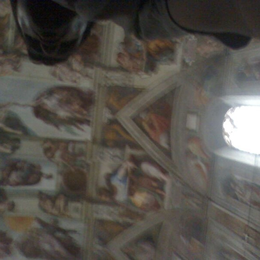 Cappella Sistina - Clandestine pic of Christopher in between Man Touching God inside the Sistine Chapel being preserved by natural sunlight! :) - Churches Near Me - Rome, RM