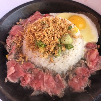 Sizzling Lunch - Garlic beef pepper rice - Japanese Near Me - San Jose, California