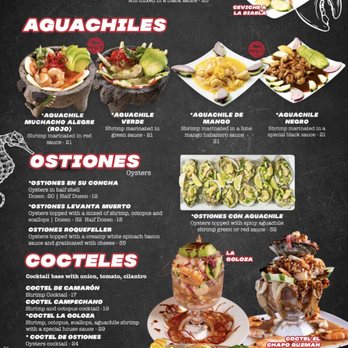 Mariscos Marlin - Dinner Menu - Seafood Near Me - Winston-Salem, North Carolina
