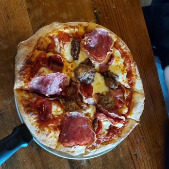 Pizzeria Social - One of the meat pizzas (gluttonous) - Specialty Food Near Me - Apple Valley, Minnesota Pizzeria Social - One of the meat pizzas (gluttonous) - Specialty Food Near Me - Apple Valley, Minnesota