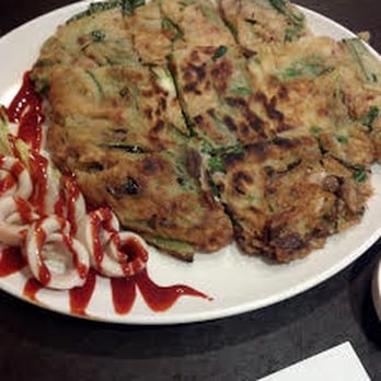 Koreana - Seafood pancake - Korean Near Me - Schaumburg, Illinois