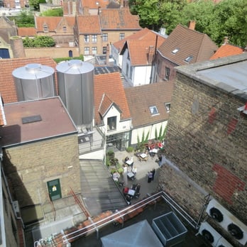 Huisbrouwerij De Halve Maan - View to the courtyard from the top of the brewery - Breweries Near Me - Bruges, VWV