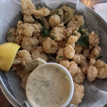 Hugo's Frog Bar & Fish House - Happy Hour:  Firecracker shrimp (very hard) - Seafood Near Me - Chicago, Illinois