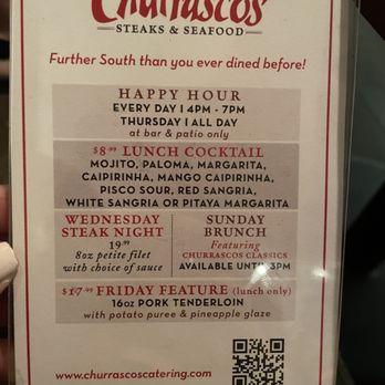 Churrascos - River Oaks - daily specials - Latin American Near Me - Houston, Texas Churrascos - River Oaks - daily specials - Latin American Near Me - Houston, Texas
