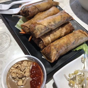 Rollz - Two orders of egg rolls in this picture. We asked for peanut sauce. - Vietnamese Near Me - Taylorsville, Utah Rollz - Two orders of egg rolls in this picture. We asked for peanut sauce. - Vietnamese Near Me - Taylorsville, Utah