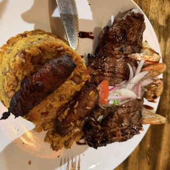 El Criollo Restaurant - Ribeye mar y Tierra (hidden menu item) - Caribbean Near Me - Dracut, Massachusetts El Criollo Restaurant - Ribeye mar y Tierra (hidden menu item) - Caribbean Near Me - Dracut, Massachusetts