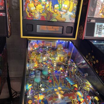 Coin-Op Gaslamp - Simpsons Pinball - Pizza Near Me - San Diego, California