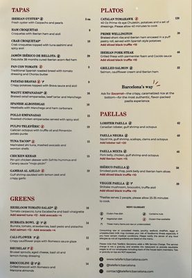 Menu photo 6 Teleferic Barcelona Long Beach, CA Menu photo 6 Teleferic Barcelona Long Beach, CA