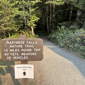 Marymere Falls - Beginning of Trail - Hiking Near Me - Port Angeles, Washington Marymere Falls - Beginning of Trail - Hiking Near Me - Port Angeles, Washington