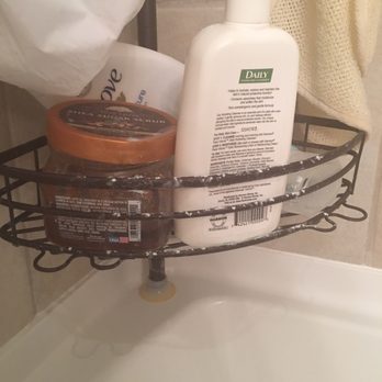Liz Cleaning Solution - The one spot I found where not all the cleaner was removed, but quite harmless being in the shower - Home Cleaning Near Me Liz Cleaning Solution - The one spot I found where not all the cleaner was removed, but quite harmless being in the shower - Home Cleaning Near Me