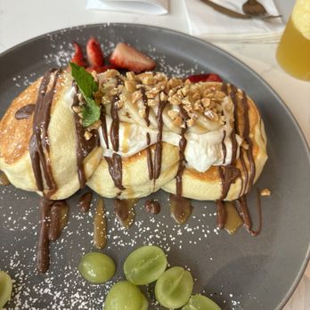 Hanabusa Cafe - Bana Nutella Pancake - Pancakes Near Me - Chicago, Illinois