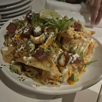 The Local - Tuna poke nachos - Breakfast & Brunch Near Me - Neptune Beach, Florida