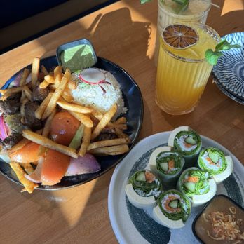 NAM Kitchen - Gardena - Lomo Saltado, TOFU FRESH ROLL (2), LYCHEE PEACHEE, JUNE LEMON - Asian Fusion Near Me - Gardena, California NAM Kitchen - Gardena - Lomo Saltado, TOFU FRESH ROLL (2), LYCHEE PEACHEE, JUNE LEMON - Asian Fusion Near Me - Gardena, California