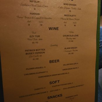 Bloom's - Menu, page 2 - Cocktail Bars Near Me - Baltimore, Maryland