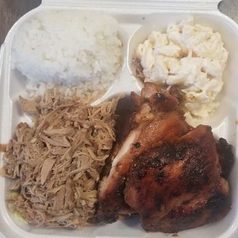 LoLo Hawaiian BBQ - Kalua Pork & BBQ Chicken Combo - Hawaiian Near Me - Roy, Utah