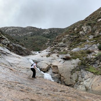 Three Sisters Falls - Slippery area - Hiking Near Me - Julian, California Three Sisters Falls - Slippery area - Hiking Near Me - Julian, California