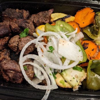 La Fresh Mediterranean Grill - Unfortunately, the beef shish kebab cubes were overcooked. I had ordered this rare but it came medium well. - Mediterranean Near Me - Plymouth, Michigan La Fresh Mediterranean Grill - Unfortunately, the beef shish kebab cubes were overcooked. I had ordered this rare but it came medium well. - Mediterranean Near Me - Plymouth, Michigan