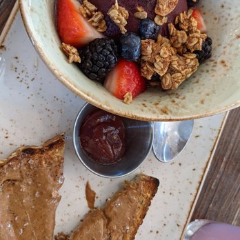 First Watch - acai bowl with almond butter toast. yummy - Breakfast & Brunch Near Me - Ft. Myers, Florida First Watch - acai bowl with almond butter toast. yummy - Breakfast & Brunch Near Me - Ft. Myers, Florida