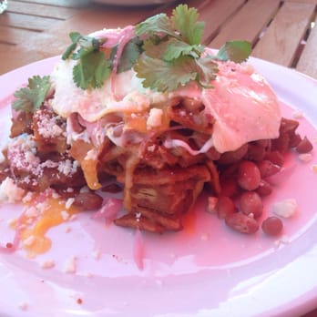 Trust - Chilaquiles Rojo. Would probably ask to add some meat, but that's my preference - New American Near Me - San Diego, California