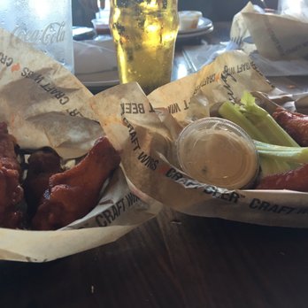 Buffalo Wing Factory - Hot (left), Mango Habenero (right) - Chicken Wings Near Me - Sterling, Virginia Buffalo Wing Factory - Hot (left), Mango Habenero (right) - Chicken Wings Near Me - Sterling, Virginia