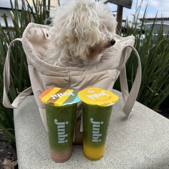 Junbi Matcha & Tea - Cold brew taro vanilla & cold brew mango - Bubble Tea Near Me - Livermore, California Junbi Matcha & Tea - Cold brew taro vanilla & cold brew mango - Bubble Tea Near Me - Livermore, California