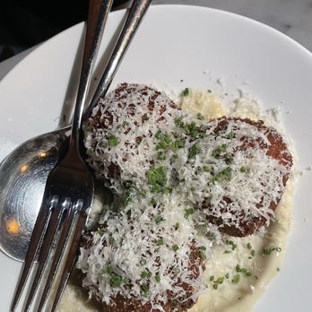 Decade Restaurant - Arancini, ramp butter, fontina, green garlic and Meyer lemon aioli - Bars Near Me - Louisville, Kentucky