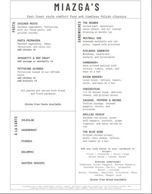 Menu photo 1 MIAZGA’S Jackson, WY