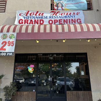 Aota House - Grand opening sign one year after opening - Noodles Near Me - San Jose, California Aota House - Grand opening sign one year after opening - Noodles Near Me - San Jose, California